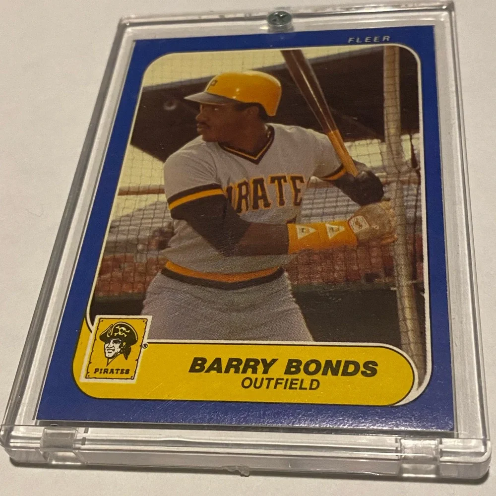 Barry Bonds RC Rookie 1986 Fleer Update Baseball Card #U-14 Vintage Collectible